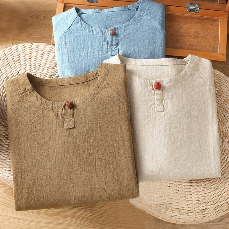 Chemise décontractée à manches longues en coton et polyester pour femme Buddha Stones - image 23