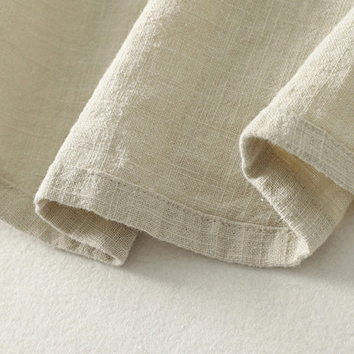 Chemise décontractée à manches longues en coton pour femme avec boutons grenouille et motif Buddha Stones - image 15