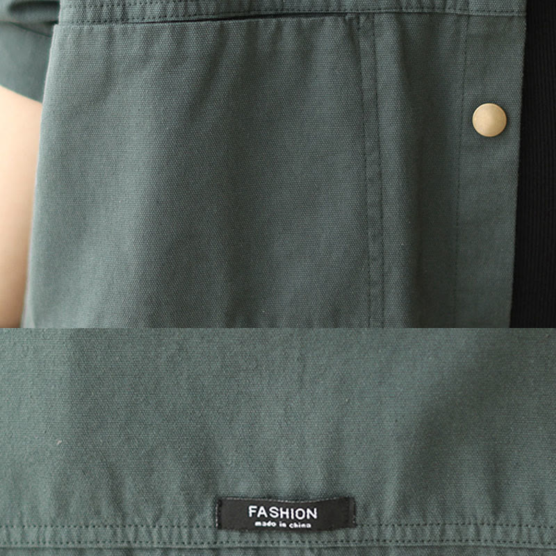 Veste décontractée à manches longues et poches pour femme, couleur unie, motif Buddha Stones - image 6