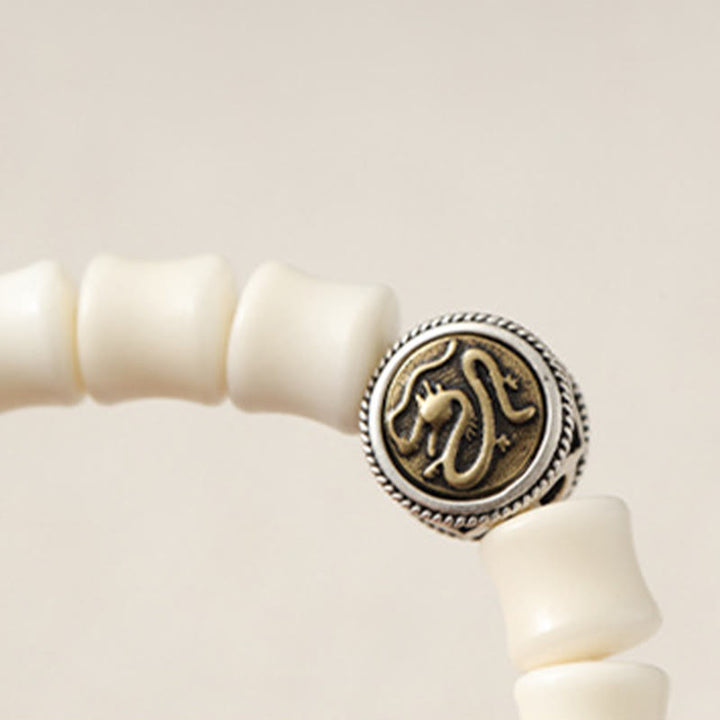 Bracelet Buddha Stones Bodhi Seed Dragon Pattern pour éloigner les mauvais esprits - image 3