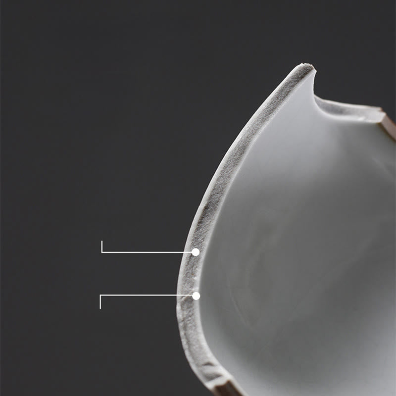 Buddha Stones Tasse à thé Kung Fu avec motif de chat mignon et branches, présentée dans un coffret cadeau. - image 13