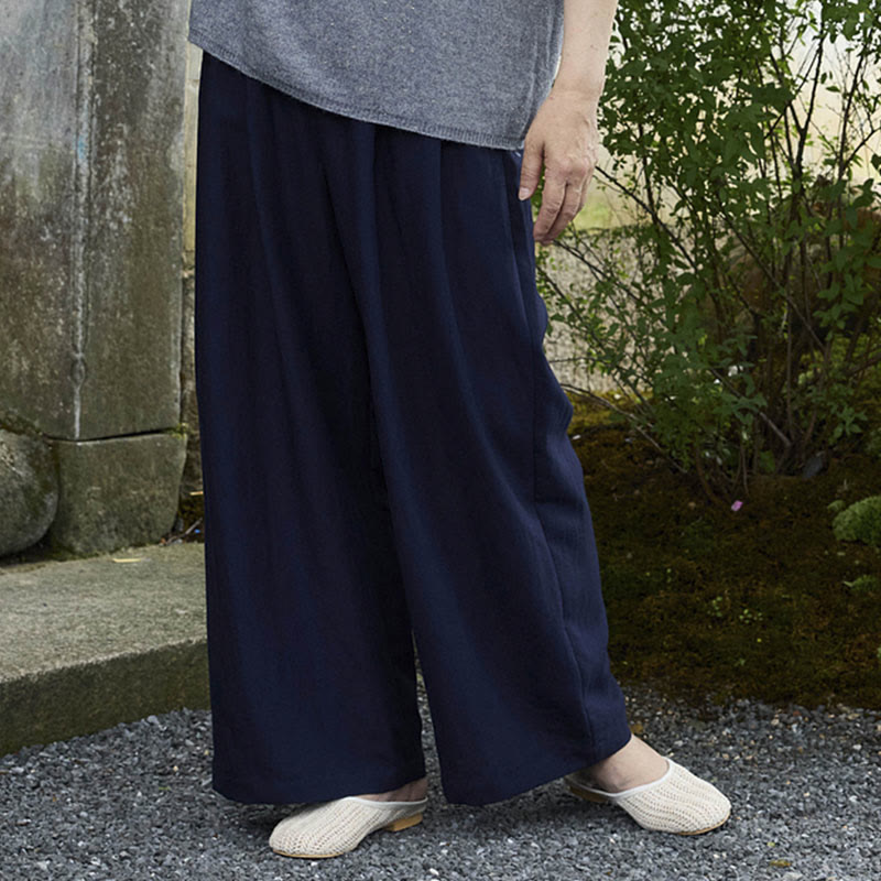 Pantalon femme uni longueur cheville avec poches Buddha Stones pour personnes âgées - image 27