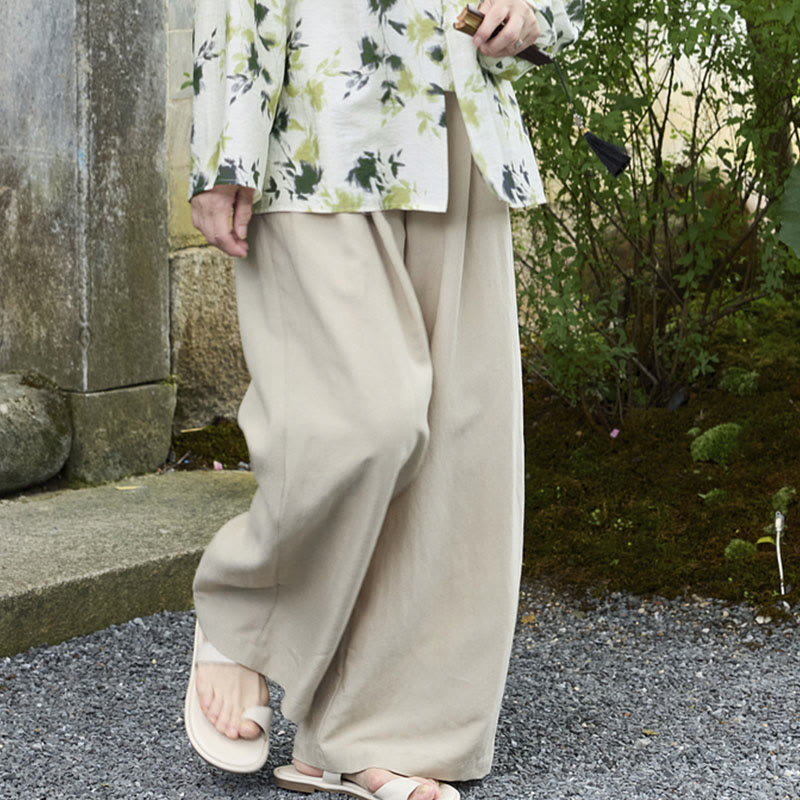 Pantalon femme uni longueur cheville avec poches Buddha Stones pour personnes âgées - image 7