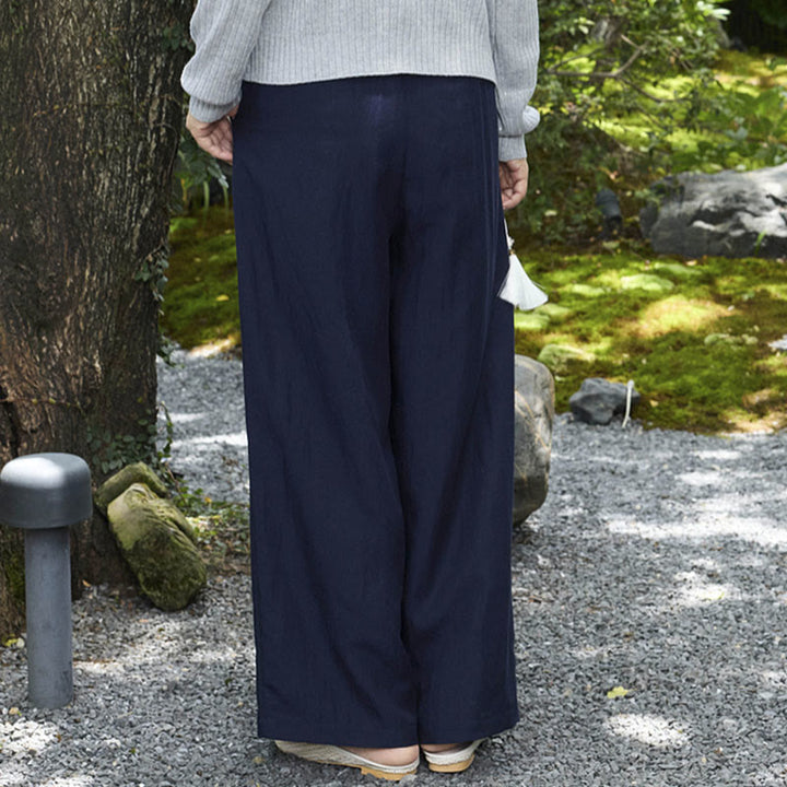 Pantalon femme uni longueur cheville avec poches Buddha Stones pour personnes âgées - image 20