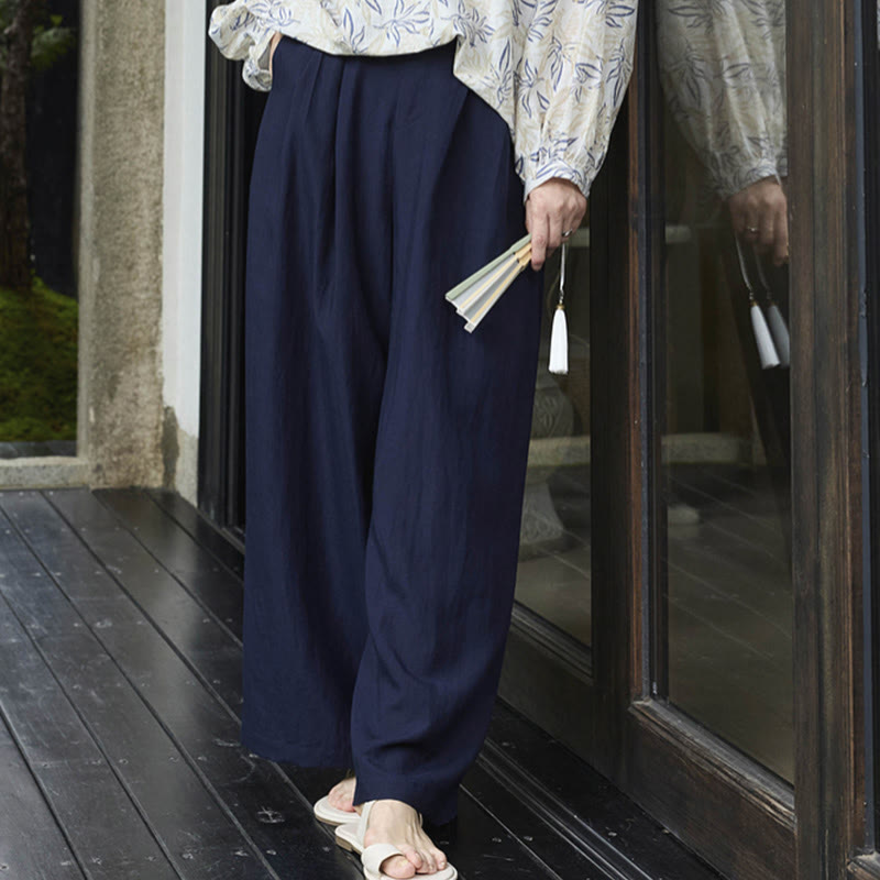 Pantalon femme uni longueur cheville avec poches Buddha Stones pour personnes âgées - image 23