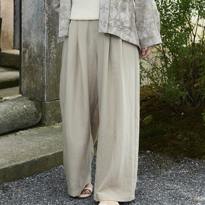 Pantalon femme uni longueur cheville avec poches Buddha Stones pour personnes âgées - image 6