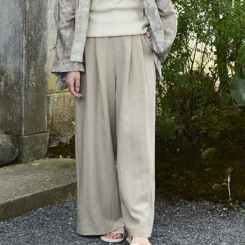Pantalon femme uni longueur cheville avec poches Buddha Stones pour personnes âgées - image 12