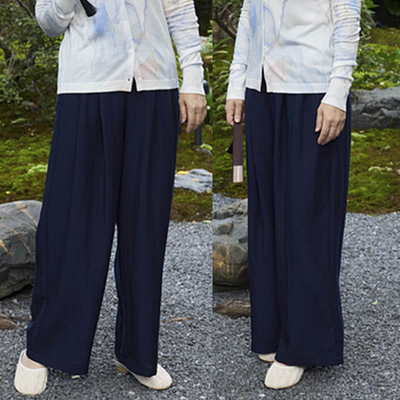 Pantalon femme uni longueur cheville avec poches Buddha Stones pour personnes âgées - image 30