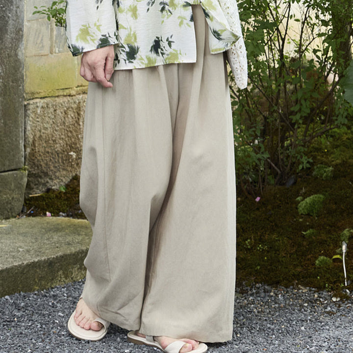 Pantalon femme uni longueur cheville avec poches Buddha Stones pour personnes âgées - image 4