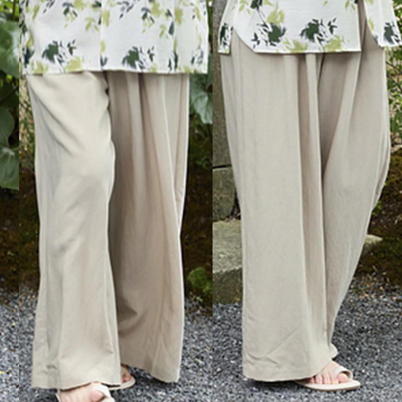 Pantalon femme uni longueur cheville avec poches Buddha Stones pour personnes âgées - image 15
