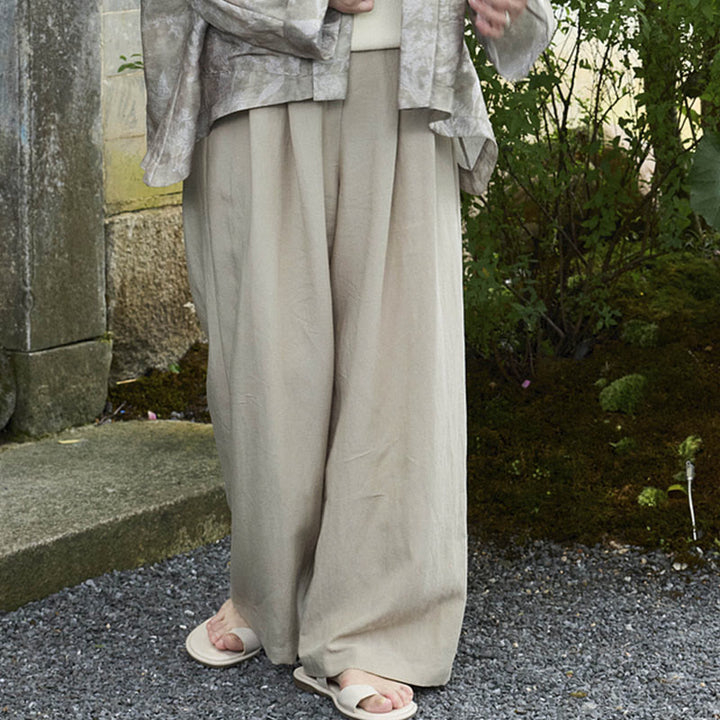 Pantalon femme uni longueur cheville avec poches Buddha Stones pour personnes âgées - image 11