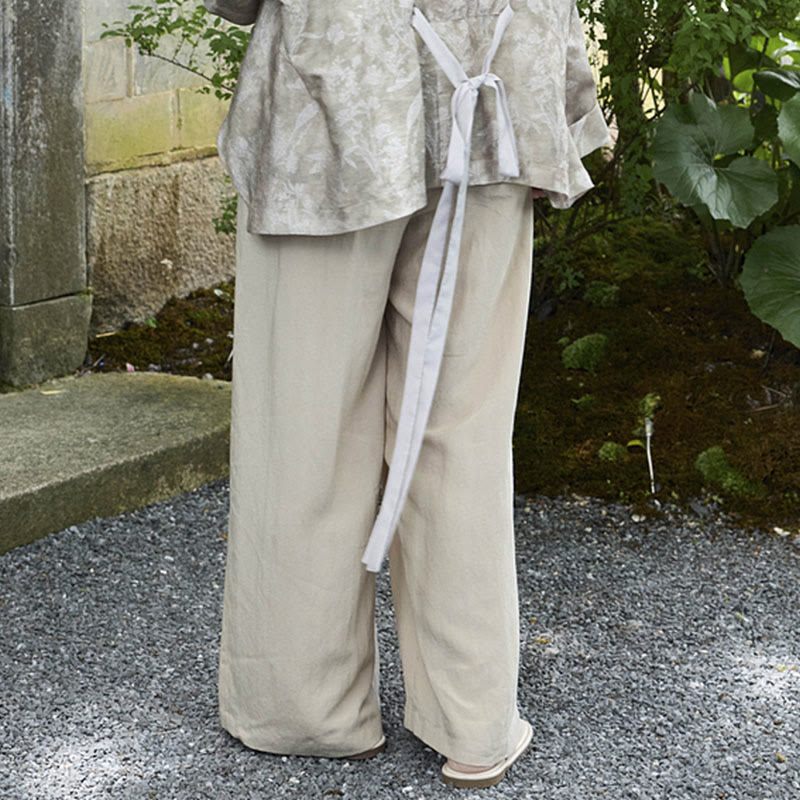 Pantalon femme uni longueur cheville avec poches Buddha Stones pour personnes âgées - image 13