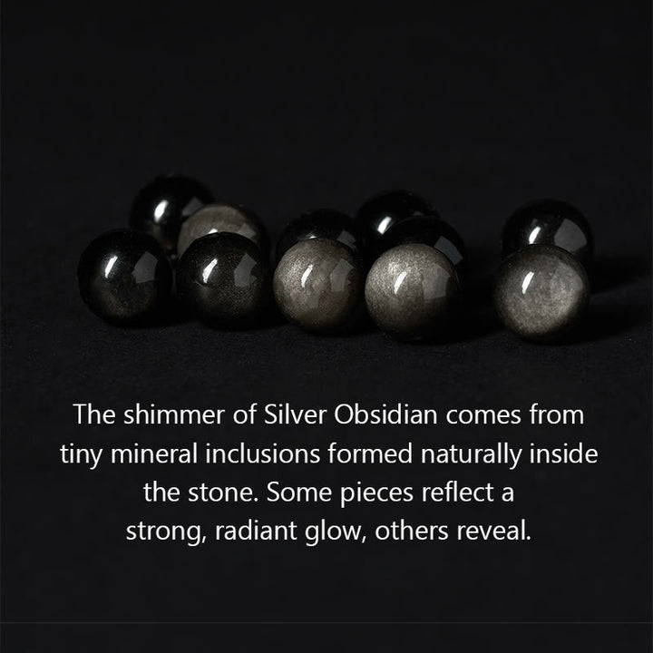 Bracelet de protection Bouddha à trois faces en Buddha Stones naturelle argentée et œil de tigre - image 6