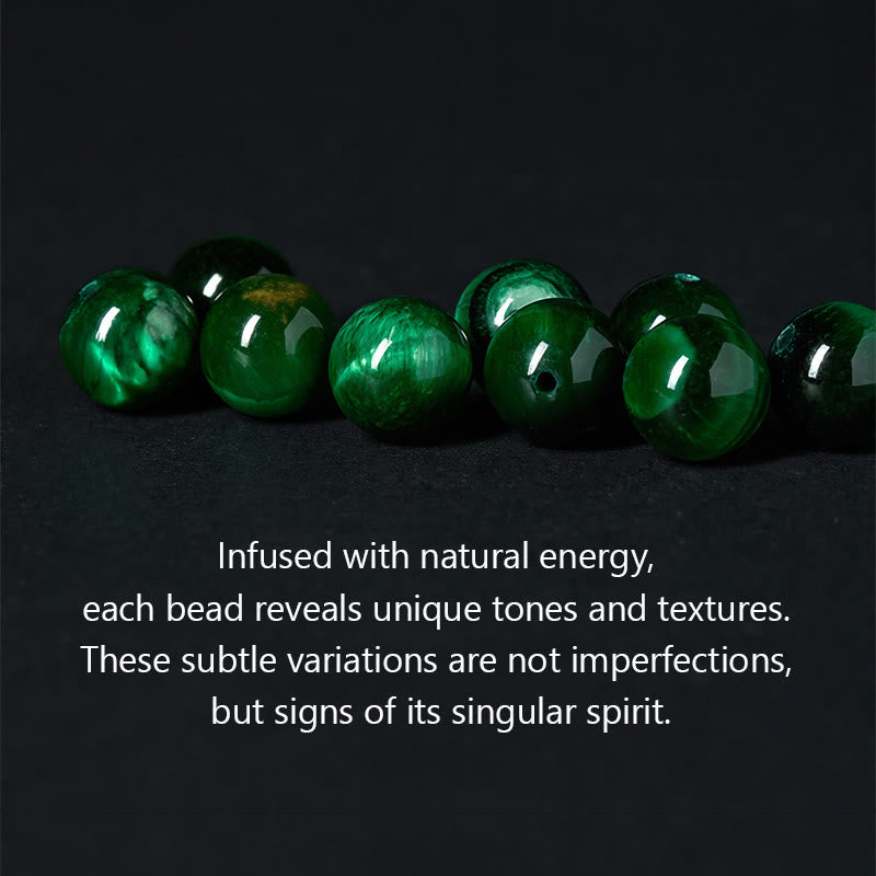 Buddha Stones Jaspe Gris Naturel Jaspe Kambamba Oeil de Tigre Om Mani Padme Hum Bracelet de Protection - image 6