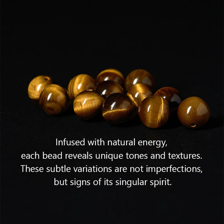 Buddha Stones Jaspe Gris Naturel Jaspe Kambamba Oeil de Tigre Om Mani Padme Hum Bracelet de Protection - image 7