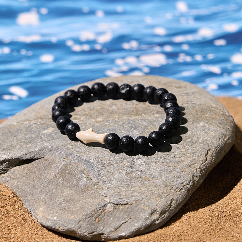 Bracelet de sagesse en pierre d'agate naturelle de Buddha Stones - image 17