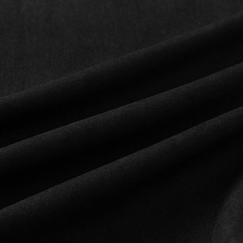 Veste d'hiver à manches longues en coton pour homme, doublée de polaire, avec ruban papillon brodé Buddha Stones - image 6