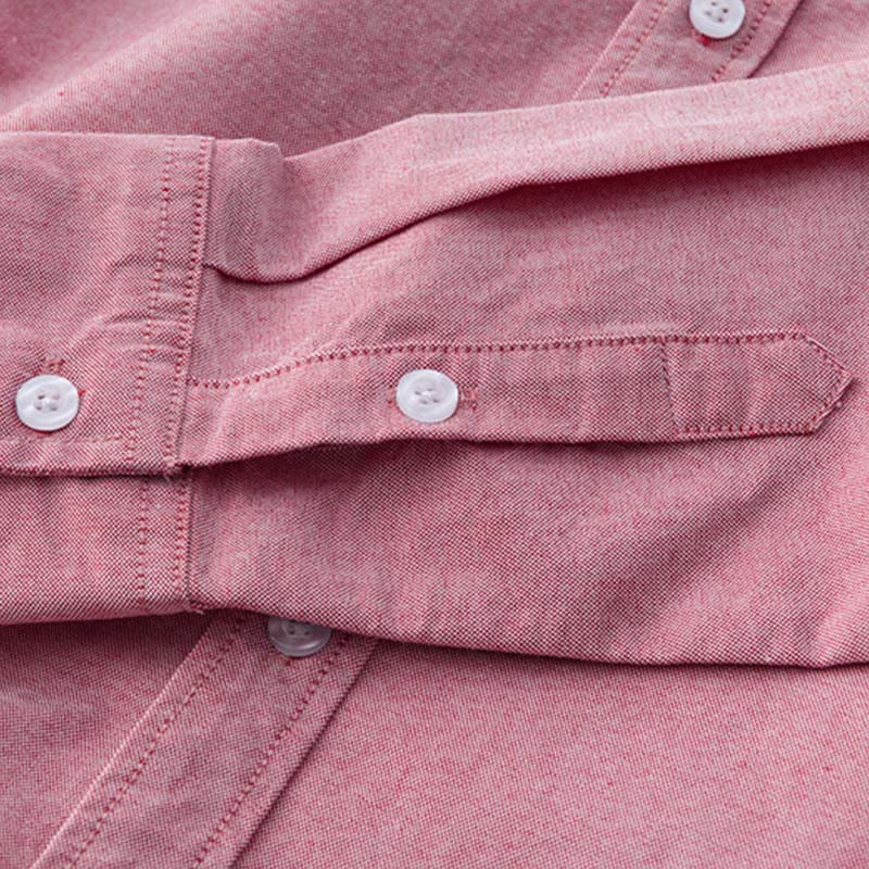 Chemise en coton à manches longues et boutons pour homme, couleur unie, motif Buddha Stones - image 23