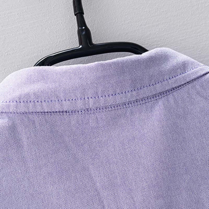 Chemise en coton à manches longues et boutons pour homme, couleur unie, motif Buddha Stones - image 8