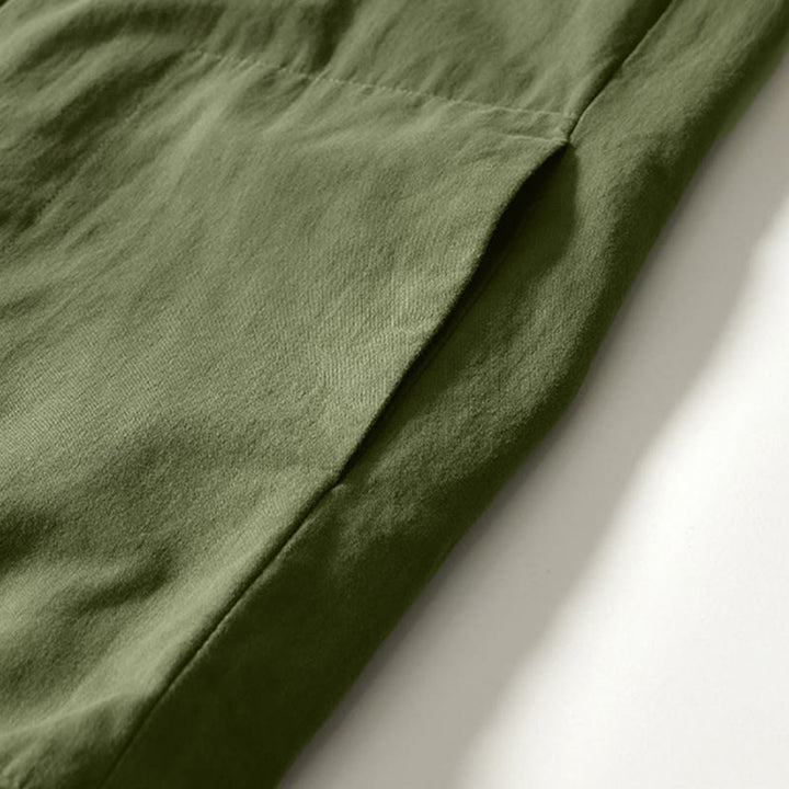 Chemise boutonnée à manches longues et poches pour homme, motif Buddha Stones Fall - image 27