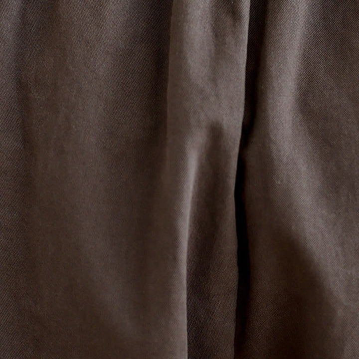 Pantalon Buddha Stones décontracté en coton et polyester avec poches pour femme, longueur 7-8, boutons - image 6