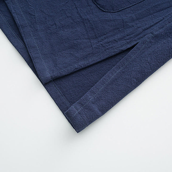 Ensemble 2 pièces pour homme, chemise à manches longues et pantalon en coton avec poches, motif Buddha Stones - image 11