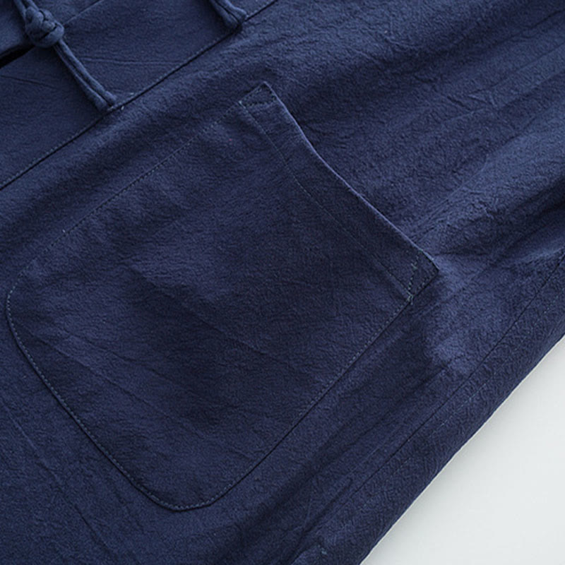Ensemble 2 pièces pour homme, chemise à manches longues et pantalon en coton avec poches, motif Buddha Stones - image 9