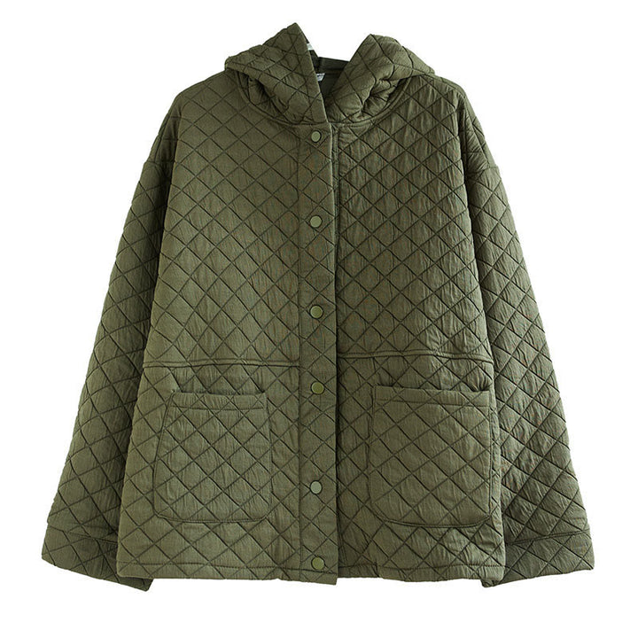 Veste thermique à manches longues en coton pour femme, motif Buddha Stones, avec poches - image 7