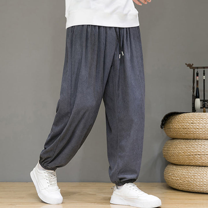 Pantalon longueur cheville doublé polaire thermique avec poches Buddha Stones Commute Plain pour homme - image 4