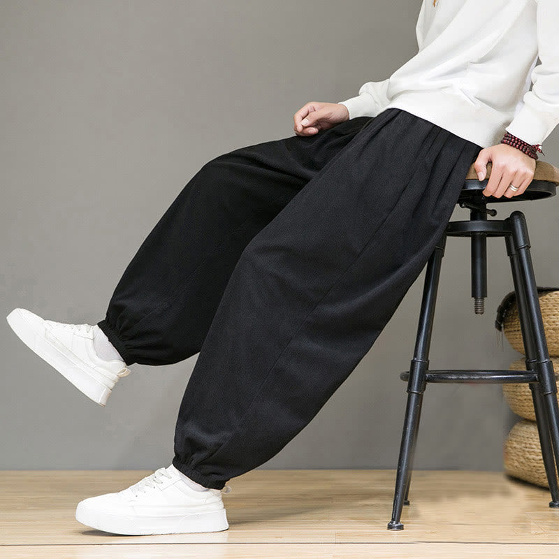 Pantalon longueur cheville doublé polaire thermique avec poches Buddha Stones Commute Plain pour homme - image 15