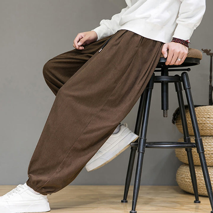 Pantalon longueur cheville doublé polaire thermique avec poches Buddha Stones Commute Plain pour homme - image 21