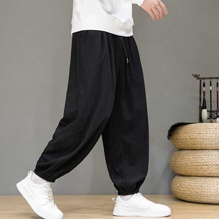 Pantalon longueur cheville doublé polaire thermique avec poches Buddha Stones Commute Plain pour homme - image 14