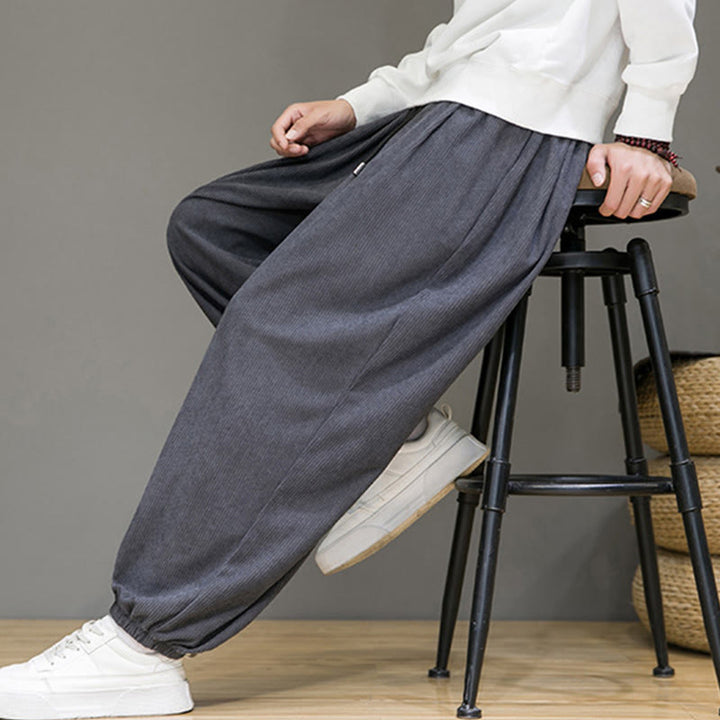 Pantalon longueur cheville doublé polaire thermique avec poches Buddha Stones Commute Plain pour homme - image 7