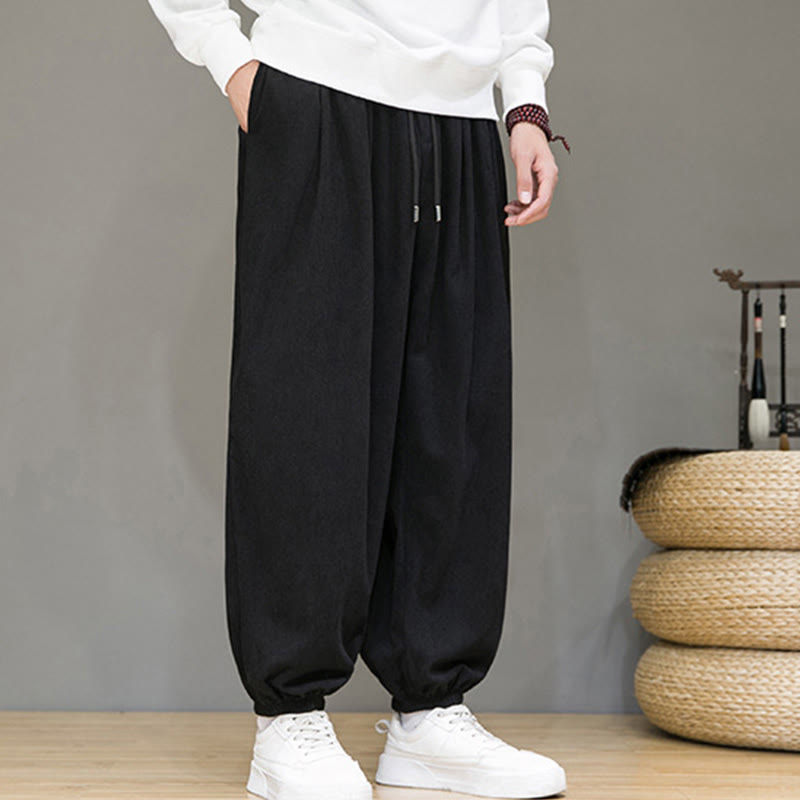 Pantalon longueur cheville doublé polaire thermique avec poches Buddha Stones Commute Plain pour homme - image 9