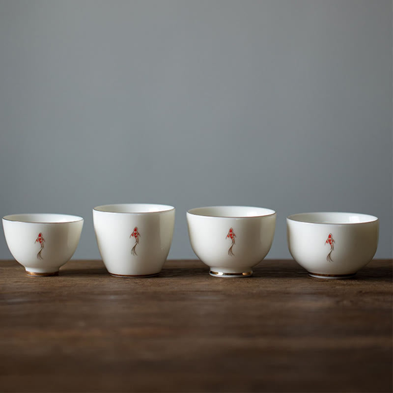 Tasse à thé en forme de poisson koï Buddha Stones - image 14