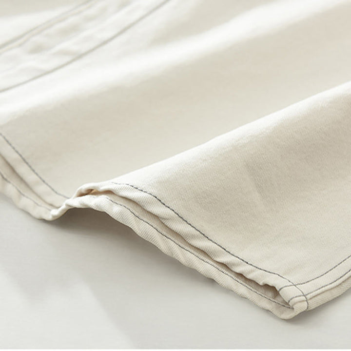 Chemise unie à manches longues et poches pour homme, motif Buddha Stones - image 13