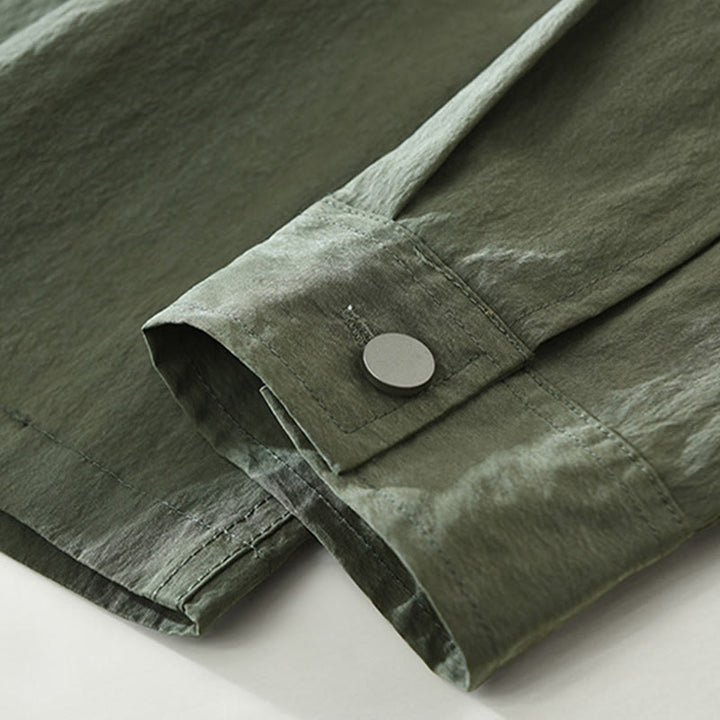 Chemise homme à manches longues et boutons Buddha Stones Daily avec poches - image 8