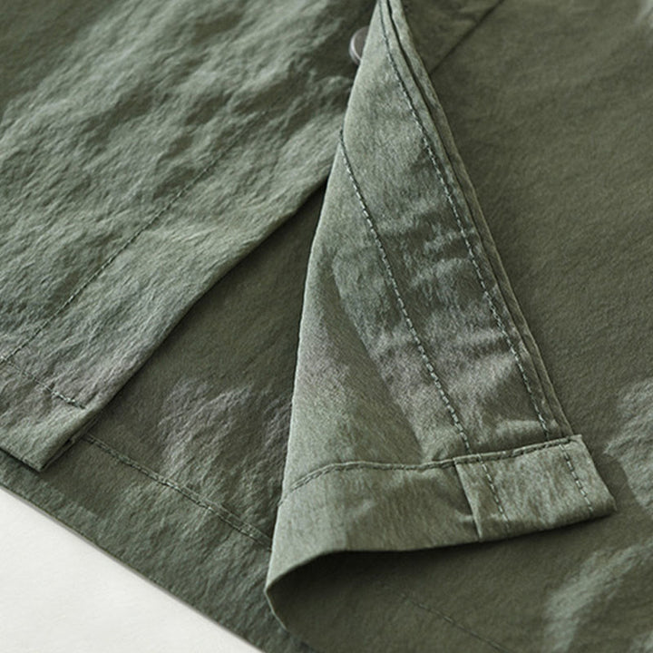 Chemise homme à manches longues et boutons Buddha Stones Daily avec poches - image 11