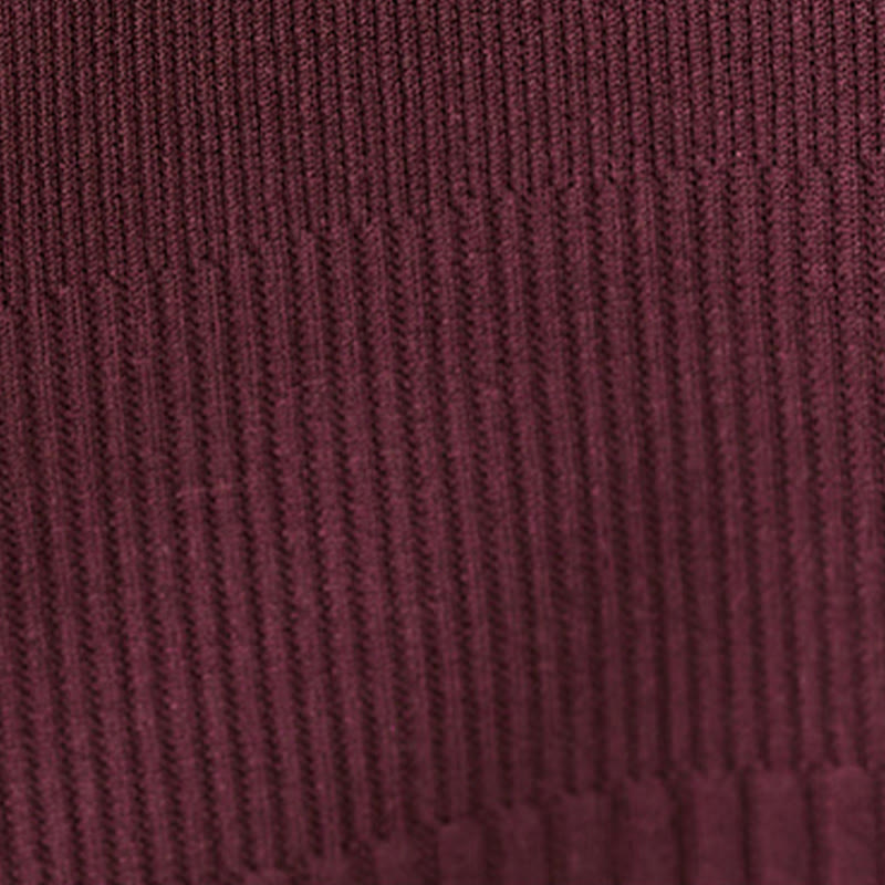 Robe mi-longue d'hiver en coton à manches longues et col montant avec Buddha Stones irrégulier et poches - image 8