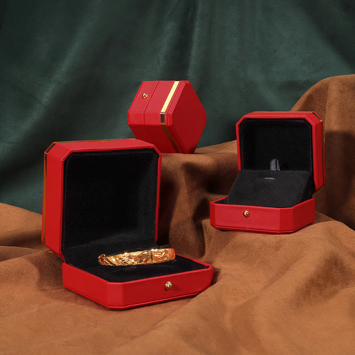 Coffret de rangement pour bijoux Coffret cadeau en cuir PU - image 19