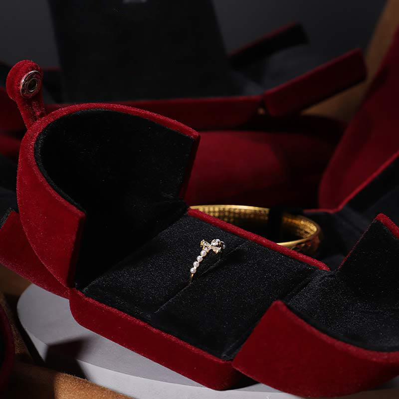 Coffret de rangement pour bijoux Coffret cadeau en flanelle - image 5