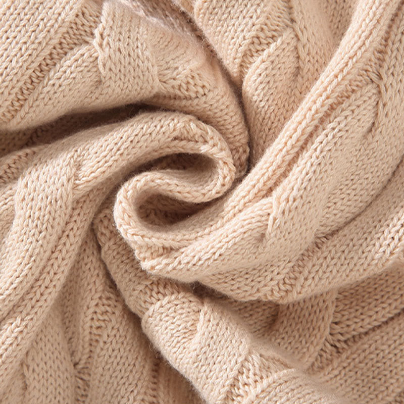 Pull en coton à manches longues et col montant pour homme, texturé et zippé, motif Buddha Stones - image 10