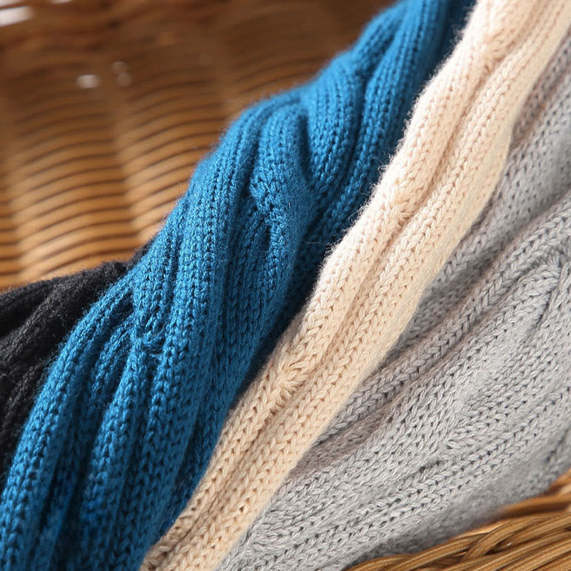 Pull en coton à manches longues et col montant pour homme, texturé et zippé, motif Buddha Stones - image 17