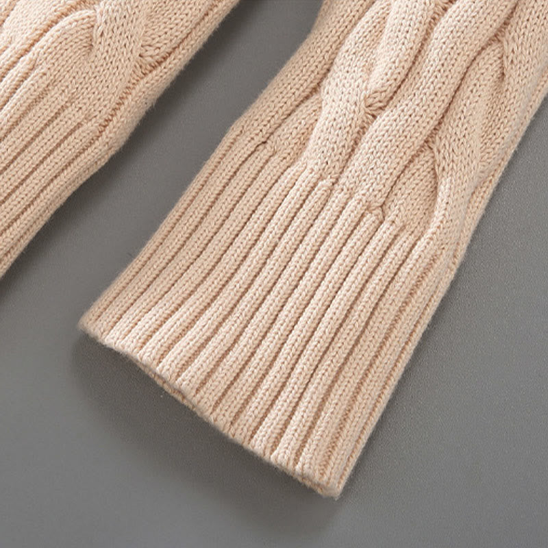 Pull en coton à manches longues et col montant pour homme, texturé et zippé, motif Buddha Stones - image 11