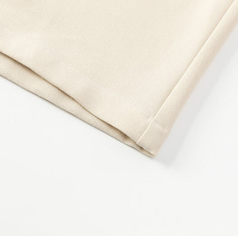 Chemises pour hommes à manches longues et demi-boutons cachés, motif Buddha Stones , couleur unie - image 6