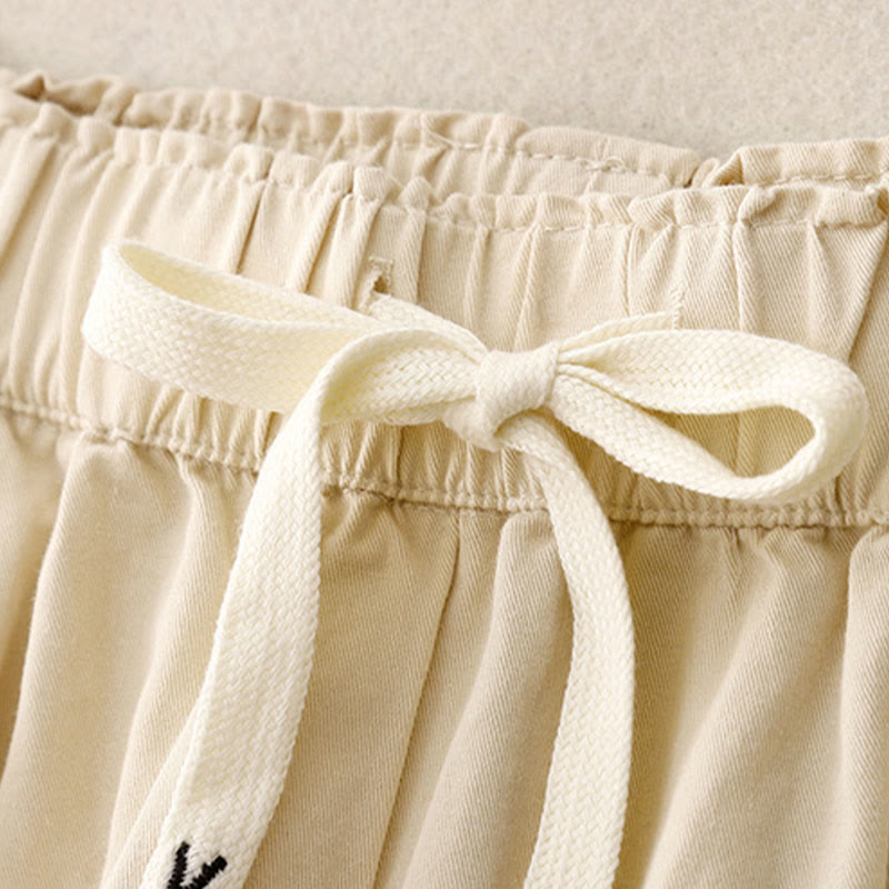 Pantalon décontracté en coton et polyester avec poches pour femme Buddha Stones - image 8
