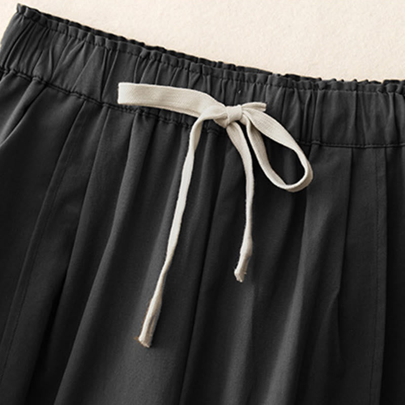 Pantalon décontracté en coton et polyester avec poches pour femme Buddha Stones - image 15