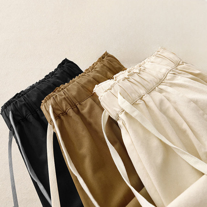 Pantalon décontracté en coton et polyester avec poches pour femme Buddha Stones - image 19