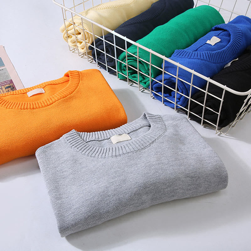 Pull ras du cou à manches longues en pur coton thermique à motif côtelé Buddha Stones pour homme - image 13