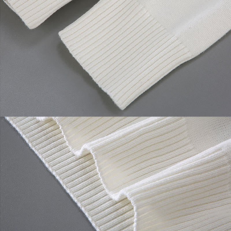 Pull à manches longues en coton pour homme, motif Buddha Stones, rayures contrastées et demi-fermeture éclair - image 7